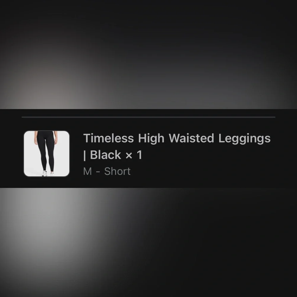 Oner Timeless High Waisted Leggings Medium, Regular Short - Picture 4 of 6